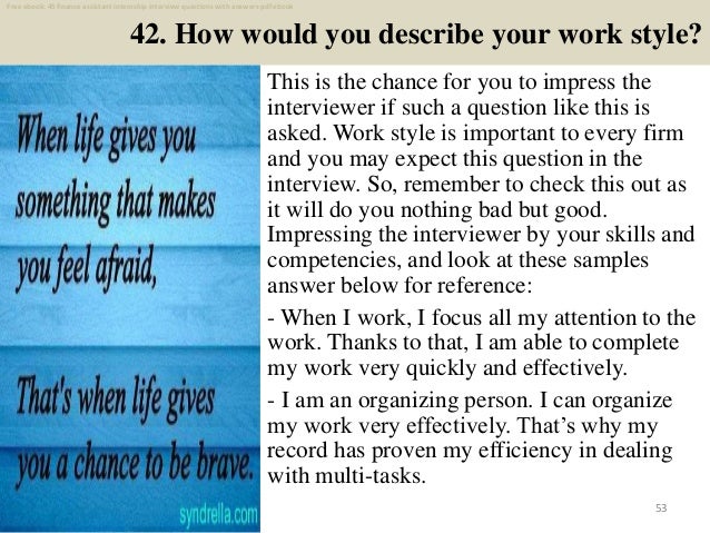 Finance Assistant Interview Questions Uk : Assistant Accountants Interview Question & Answers - YouTube - If your teaching assistant interview is just around the corner, we'd recommend that you give yourself a bit of a head start.