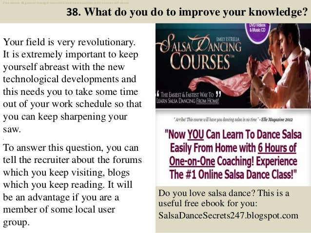 Top 45 General Manager Internship Interview Questions And Answers Pdf