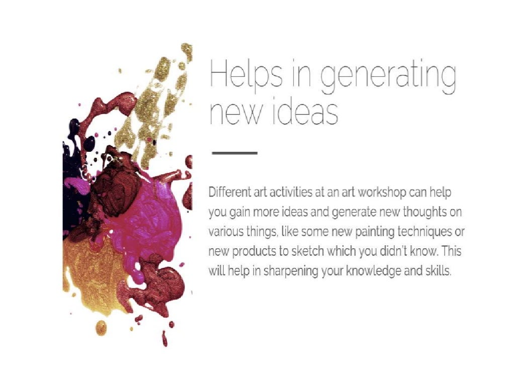 Top 4 benefits of art