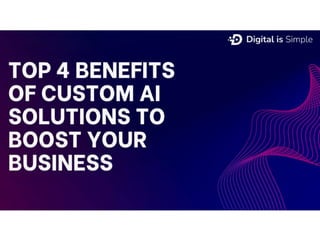 Business to Boost Custom AI Solutions | PPTX