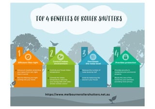 Top 4 Benefits of Roller Shutters | Infographics