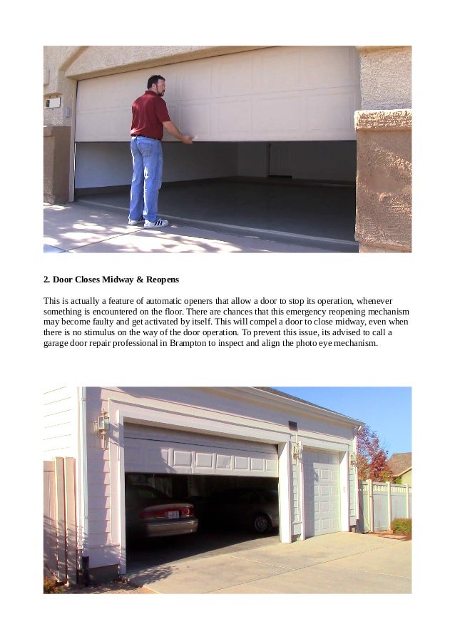 Top 4 Problems Faced By Automatic Garage Doors