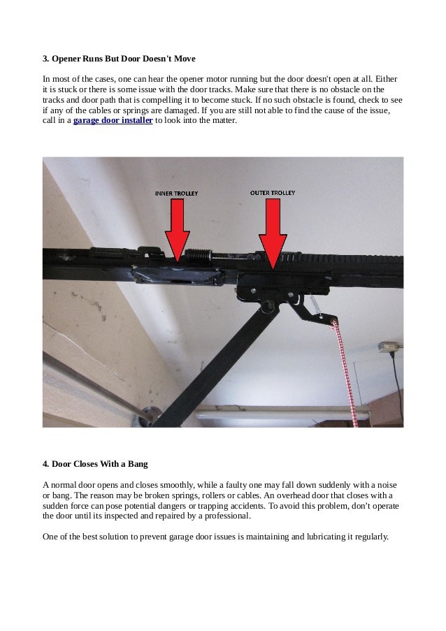 Top 4 Problems Faced By Automatic Garage Doors Top 4 Problems Faced By Automatic Garage Doors