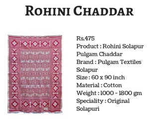 Top 5 Solapur Chaddar Online