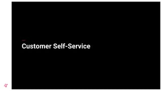 Customer Self-Service
 
