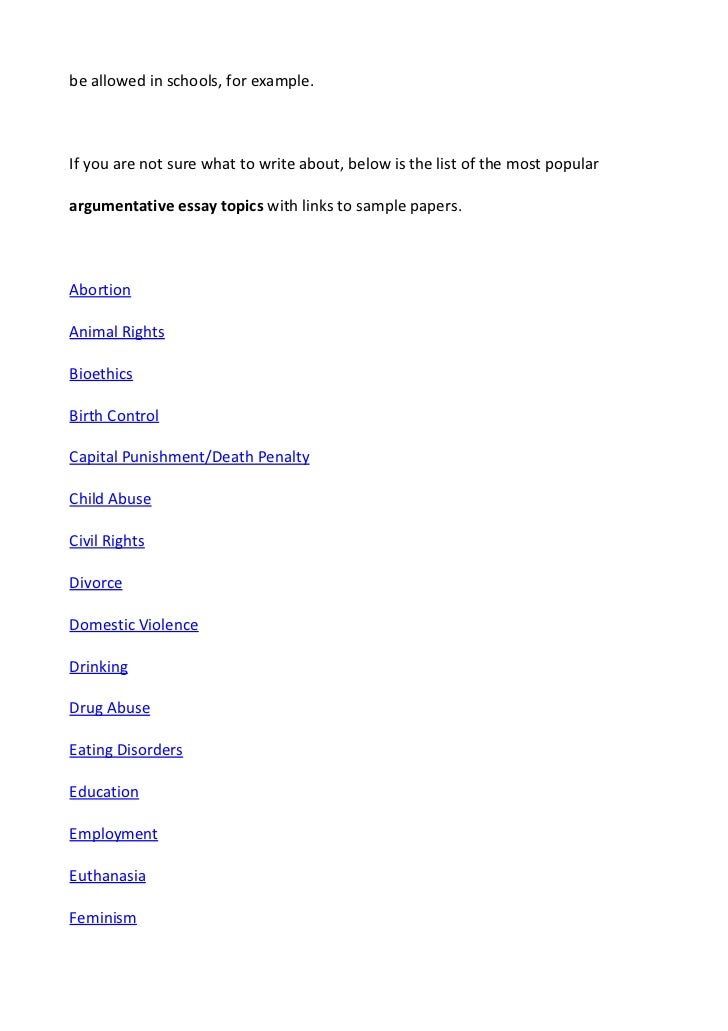Persuasive essay on controversial issues