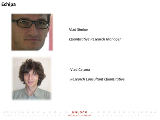 Echipa  Vlad Simion  Quantitative Research Manager  Vlad Catuna  Research Consultant Quantitative 