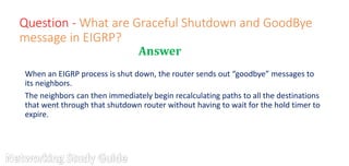 EIGRP interview questions and answers part 1 | PPTX