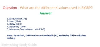 EIGRP interview questions and answers part 1 | PPTX