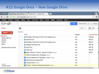 #12 Google Docs – Now Google Drive

 