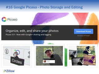 #16 Google Picasa - Photo Storage and Editing

 