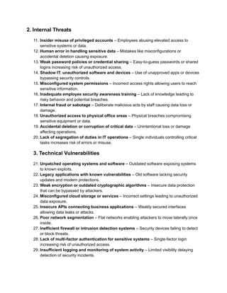 Top 50 Information Security Risks Every Organization Must Track and ...