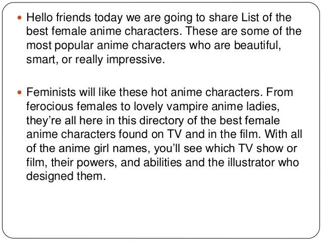 Anime Names List