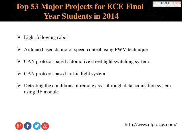 major projects for ece students ece major