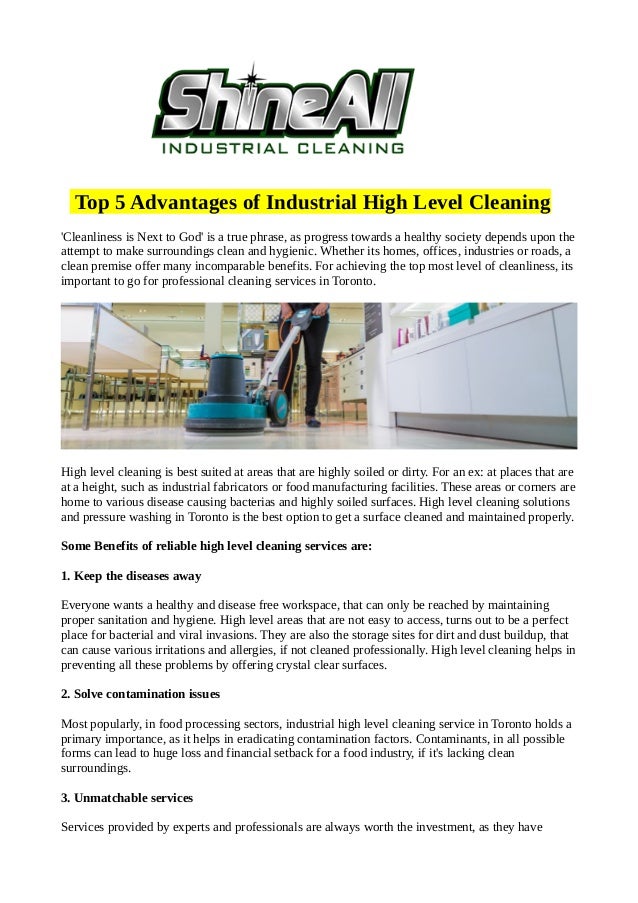 places that need cleaning services
