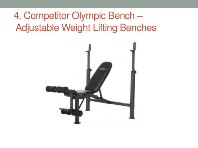 Top 5 Best Adjustable Weight Benches 2017