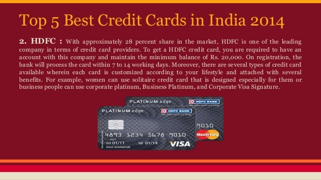Best credit card options in india