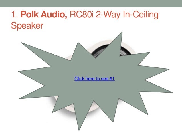 Top 5 Best In Ceiling Speakers In 2017