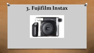 3. Fujifilm Instax
 