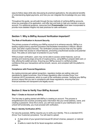 Key Activities Slide Example Comprehensive 2026 Guide to Safely Verifying BitPay Accounts for Secure ...