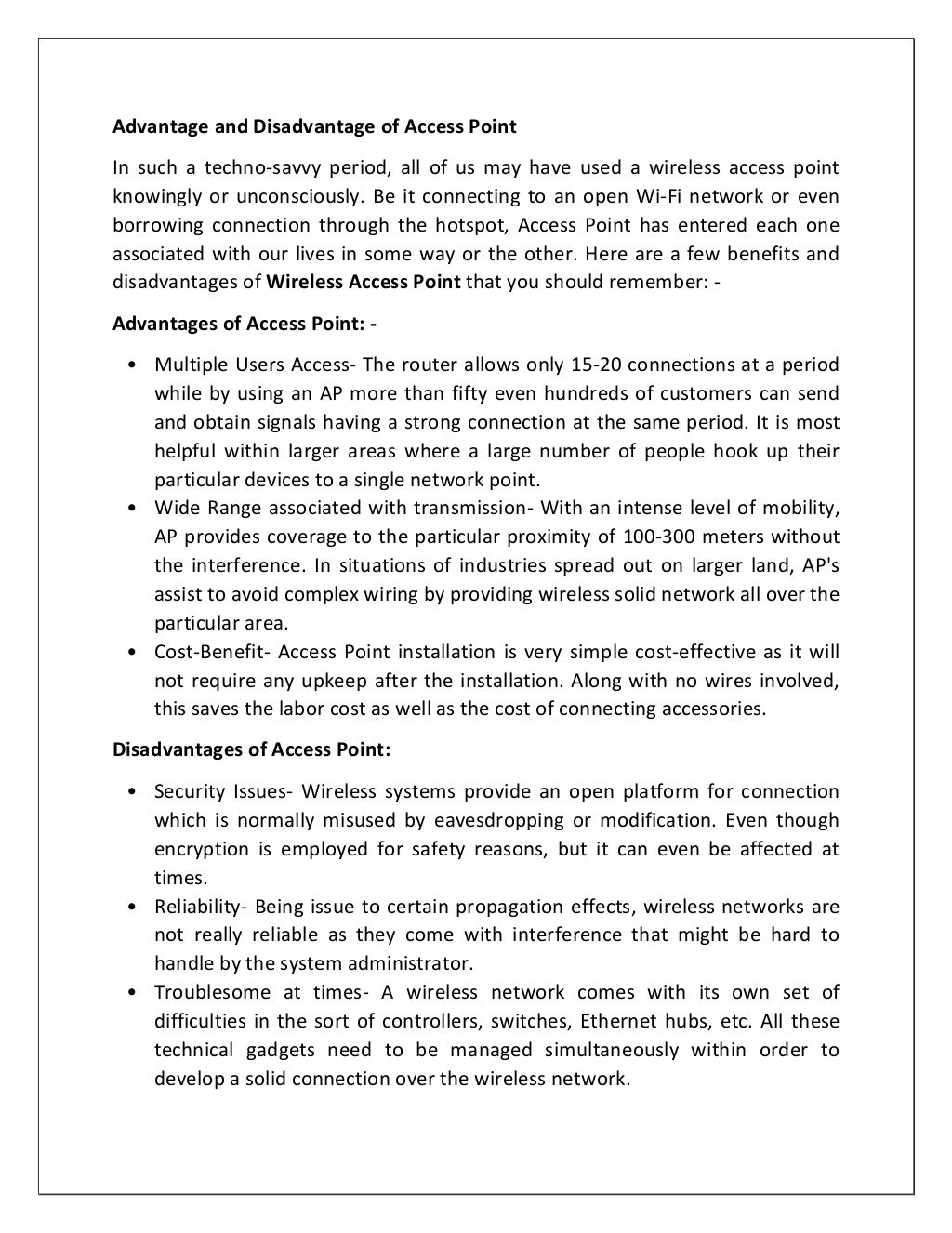 Top 5 best wireless access points for small business and home offices