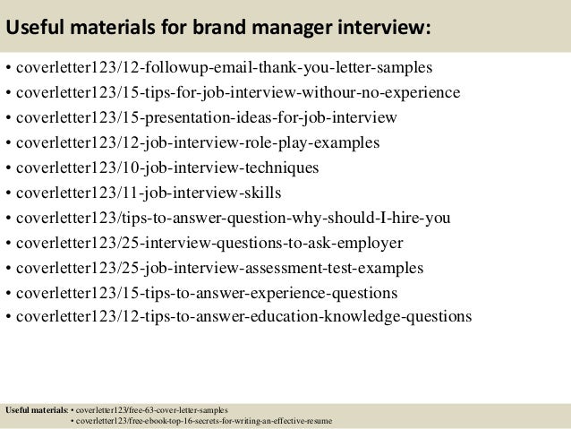 associate brand manager cover letter