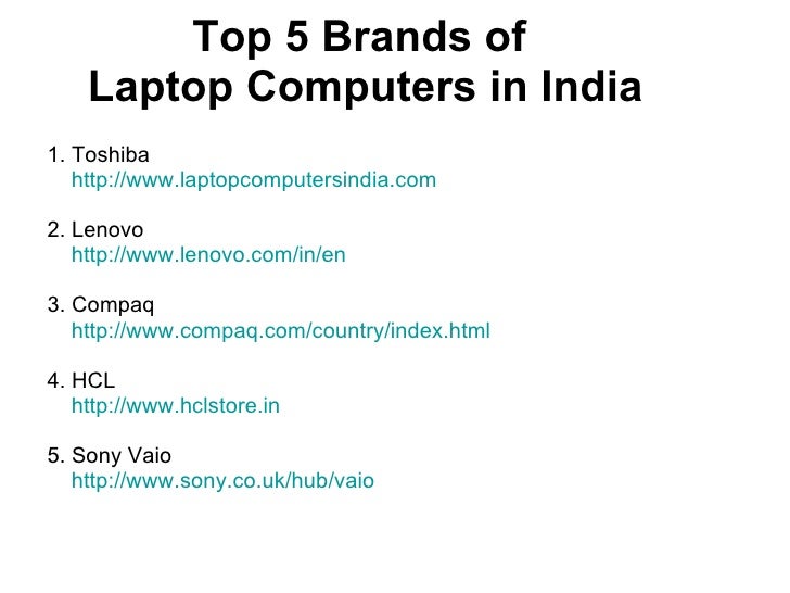 Best laptop options in india