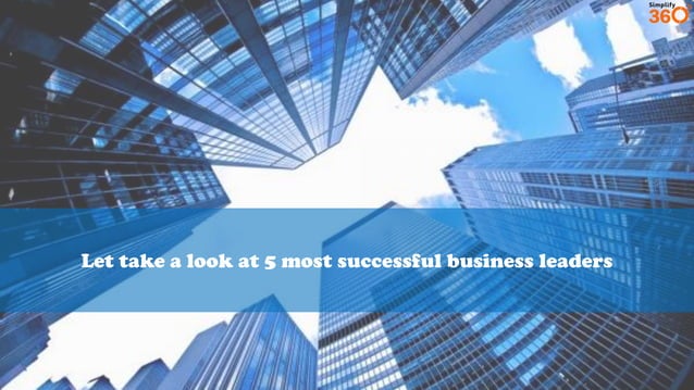 Top 5 Business Leaders in The World | PDF | Business | Business and Finance
