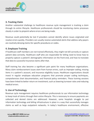 Top 5 Challenges with Healthcare Revenue Cycle Management | PDF
