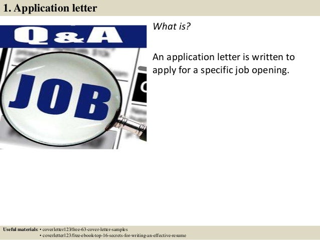 Chief executive cover letter