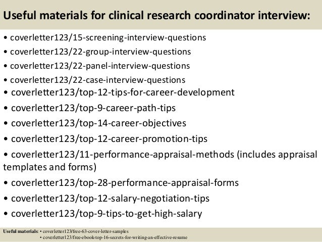 top 5 clinical research coordinator cover letter samples clinical research coordinator cover letter