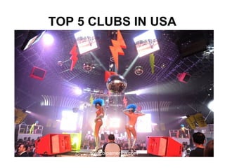 TOP 5 CLUBS IN USA
www.bipamerica.com
 
