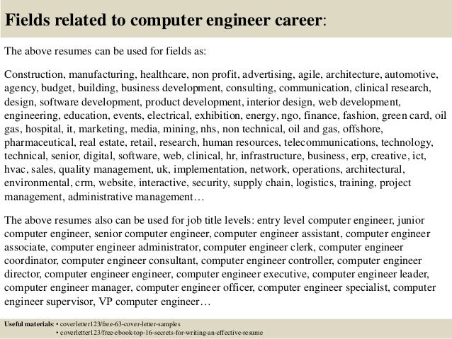 top 5 computer engineer cover letter samples cover letter sample for computer engineer