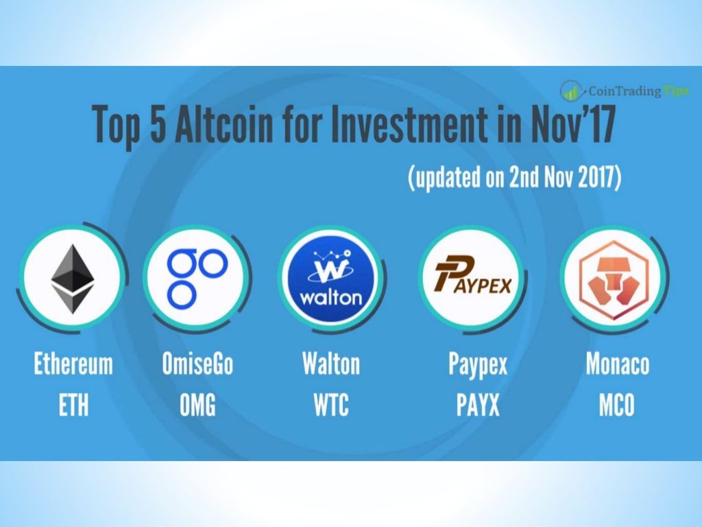 Top 5 cryptocurrency to invest in november - 2017