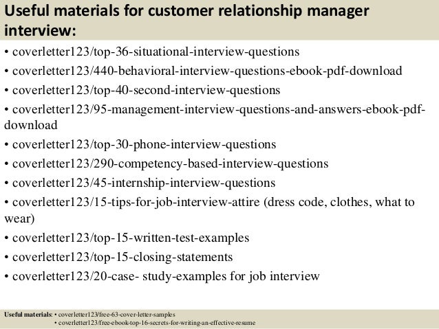 relationship manager cover letter