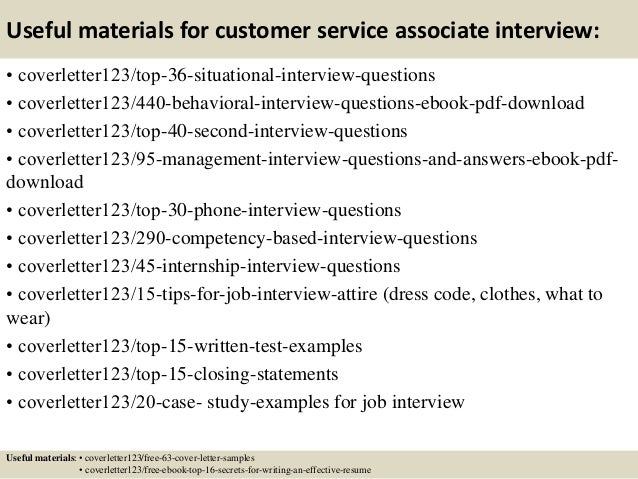 top 5 customer service associate cover letter samples customer service test free