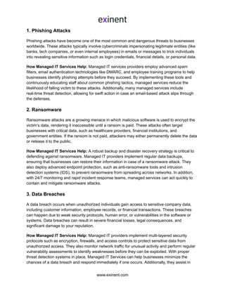 Top 5 Cybersecurity Threats and How Managed IT Services Can Help You ...