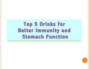 Top 5 Drinks for Better Immunity and Stomach Function - Yakult India