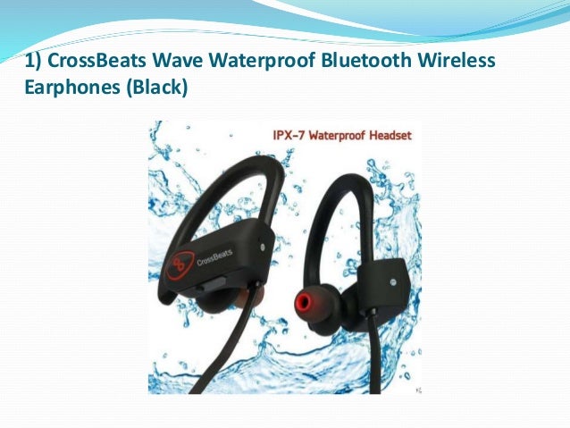 crossbeats wave waterproof bluetooth wireless earphones