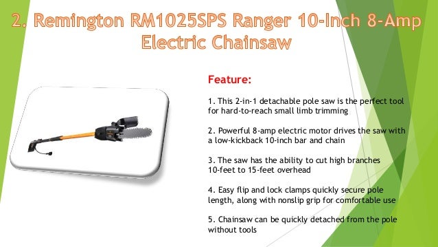 Top 5 Electric Chainsaw Reviews