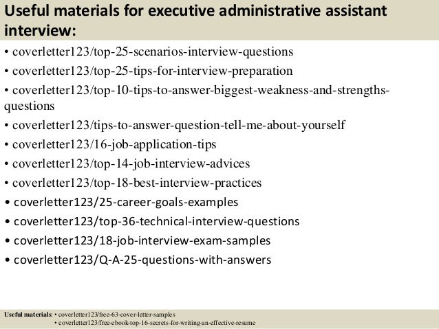 goals for administrative assistants examples