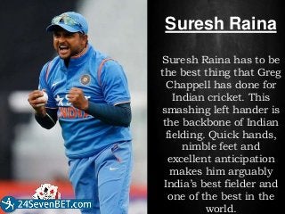 Top 6 Fielders in Indian Cricket Team Slide 5