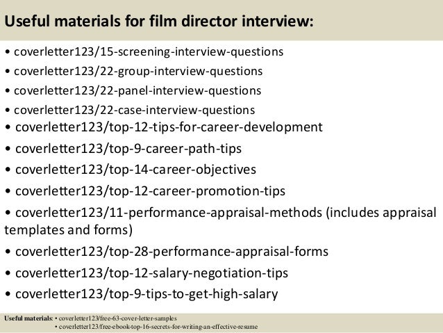 top 5 film director cover letter samples film cover letter template