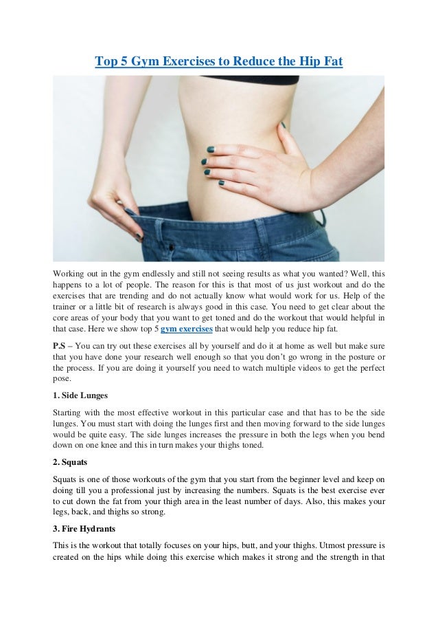 Top 5 gym exercises to reduce the thigh fat converted