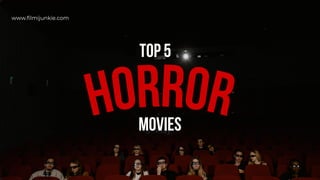 HORROR
top 5
Play
www.filmijunkie.com
movies
 