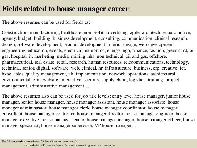 cover letter for housing officer