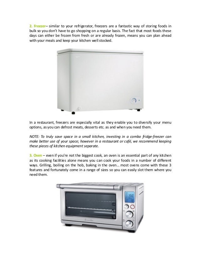 Top 5 Important Equipment Required for Small Kitchen