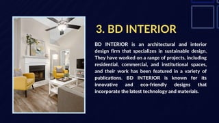 Top 5 Interior Design Company in Dhaka | PPTX