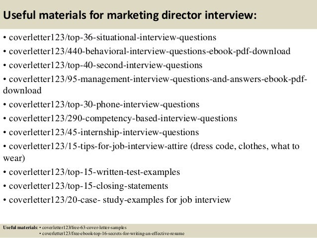 top 5 marketing director cover letter samples cover letter example for marketing