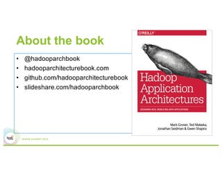 About the book
•  @hadooparchbook
•  hadooparchitecturebook.com
•  github.com/hadooparchitecturebook
•  slideshare.com/hadooparchbook
 